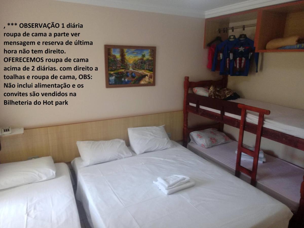 Venha restaurar suas energias e relaxar nas águas quentes DiRoma te espera!!! Appartamento Rio Quente Esterno foto